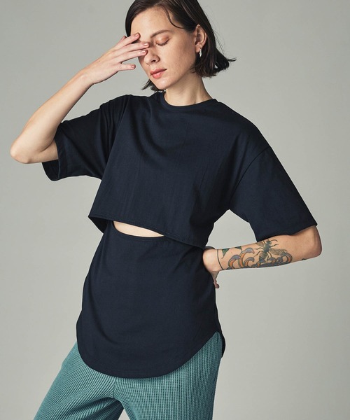 CITY TOKYO（シティトウキョウ）の「スウィッチタイトップス（Tシャツ/カットソー・レディース・ホワイト/ブラック・FREE）」の16枚目の写真