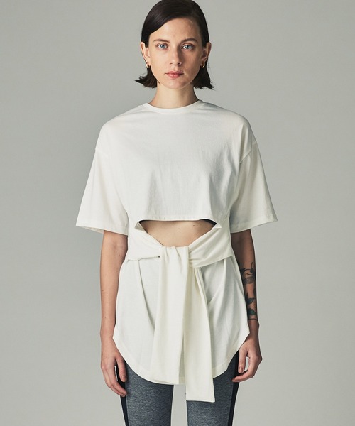 CITY TOKYO（シティトウキョウ）の「スウィッチタイトップス（Tシャツ/カットソー・レディース・ホワイト/ブラック・FREE）」の17枚目の写真