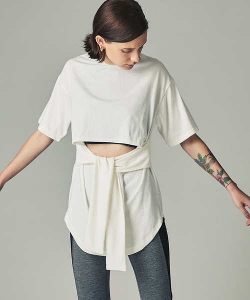 CITY TOKYO（シティトウキョウ）の「スウィッチタイトップス（Tシャツ/カットソー・レディース・ホワイト/ブラック・FREE）」の7枚目の写真