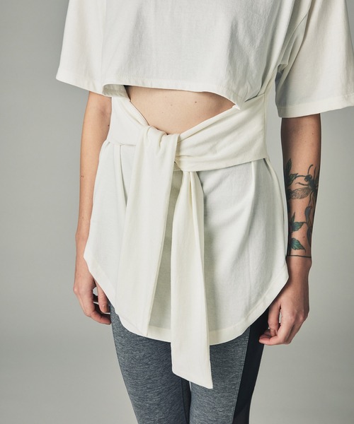 CITY TOKYO（シティトウキョウ）の「スウィッチタイトップス（Tシャツ/カットソー・レディース・ホワイト/ブラック・FREE）」の12枚目の写真