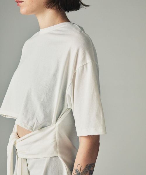 CITY TOKYO（シティトウキョウ）の「スウィッチタイトップス（Tシャツ/カットソー・レディース・ホワイト/ブラック・FREE）」の18枚目の写真