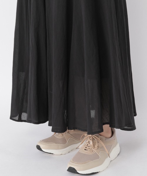 studio CLIP（スタディオクリップ）の「《高山都さんコラボ》アンティーク風スカート（スカート・レディース・オフホワイト/ブラック・FREE）」の16枚目の写真