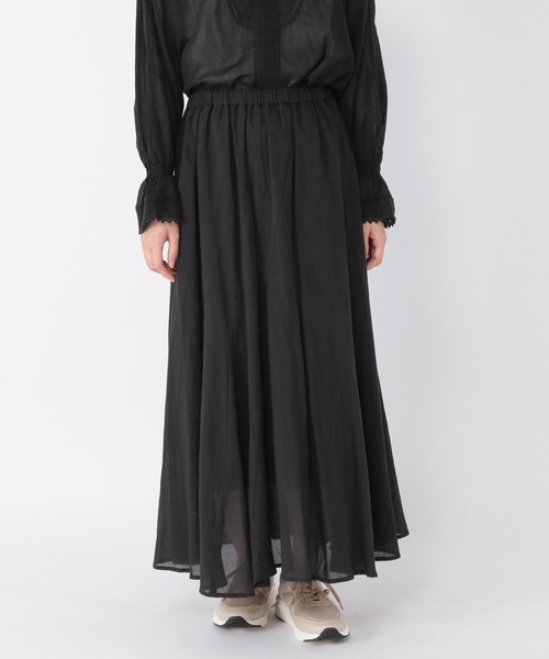 studio CLIP（スタディオクリップ）の「《高山都さんコラボ》アンティーク風スカート（スカート・レディース・オフホワイト/ブラック・FREE）」の11枚目の写真