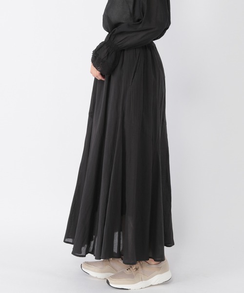studio CLIP（スタディオクリップ）の「《高山都さんコラボ》アンティーク風スカート（スカート・レディース・オフホワイト/ブラック・FREE）」の12枚目の写真