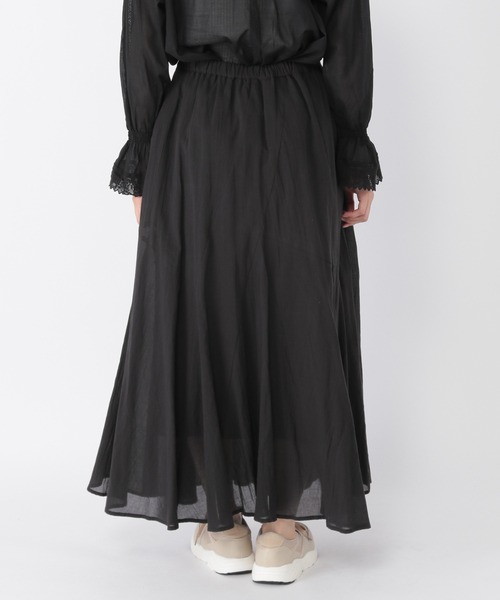 studio CLIP（スタディオクリップ）の「《高山都さんコラボ》アンティーク風スカート（スカート・レディース・オフホワイト/ブラック・FREE）」の13枚目の写真