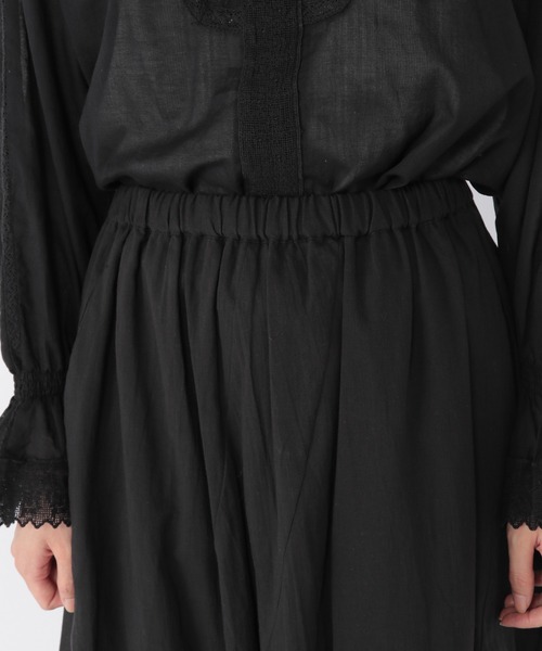 studio CLIP（スタディオクリップ）の「《高山都さんコラボ》アンティーク風スカート（スカート・レディース・オフホワイト/ブラック・FREE）」の14枚目の写真