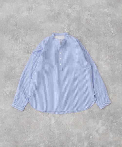 417 EDIFICE（フォーワンセブンエディフィス）の「【fosterr / フォスター】 SHIRT PULLOVER / シャツ　プルオーバー（シャツ/ブラウス・メンズ・チャコールグレー/ブラウン/ベージュ/ブルー・MEDIUM/LARGE）」の20枚目の写真