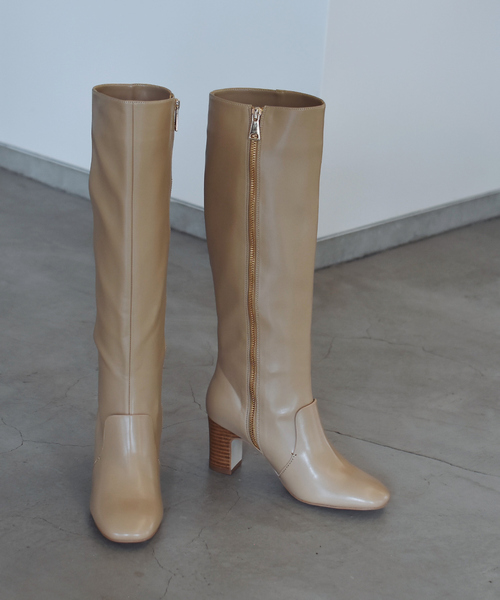 LAROUTE(ラルート)の「【LAROUTE】ロングブーツ(ブーツ・レディース・ブラック/ワイン/ベージュ・35/36/37/38/39)」の3枚目の写真