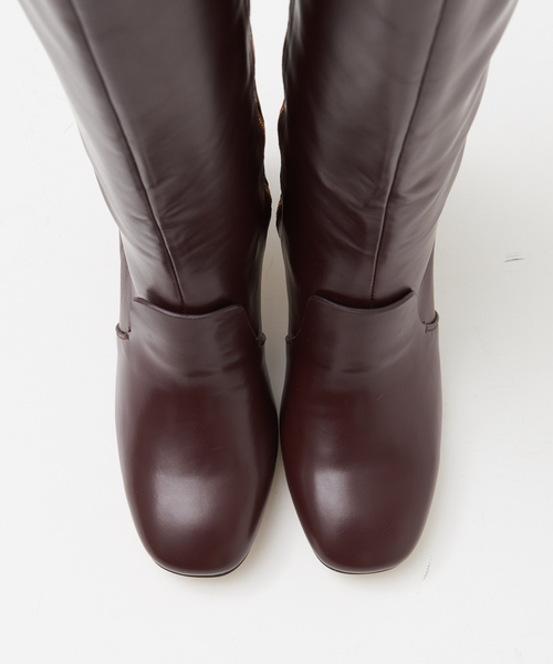 LAROUTE(ラルート)の「【LAROUTE】ロングブーツ(ブーツ・レディース・ブラック/ワイン/ベージュ・35/36/37/38/39)」の5枚目の写真
