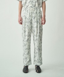 LINE DROWING FLOWER PANTS