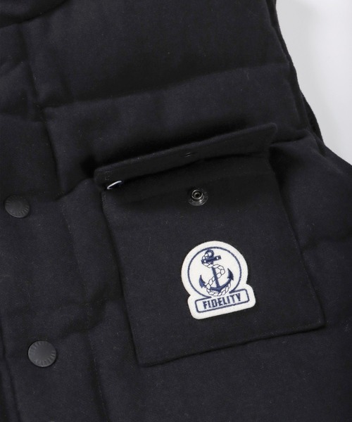 FIDELITY(フィデリティ)の「ETERMIN REVERSIBLE DOWN VEST / リバーシブルダウンベスト(ベスト・メンズ・ブラック/ネイビー・SMALL/MEDIUM/LARGE)」の3枚目の写真