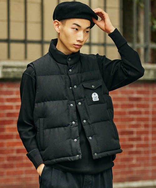 FIDELITY(フィデリティ)の「ETERMIN REVERSIBLE DOWN VEST / リバーシブルダウンベスト(ベスト・メンズ・ブラック/ネイビー・SMALL/MEDIUM/LARGE)」の15枚目の写真