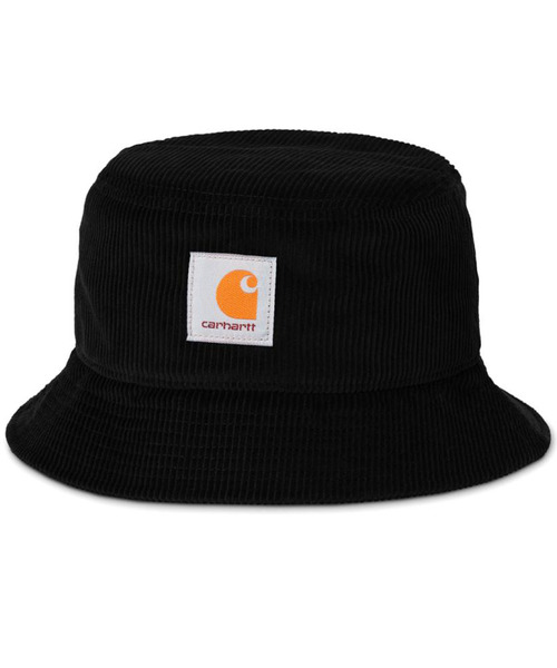 Carhartt（カーハート）の「Carhartt WIP/カーハートダブリューアイピー ハット CORD BUCKET HAT I028162（ハット・メンズ・ブラック/チェック・M/L）」の2枚目の写真