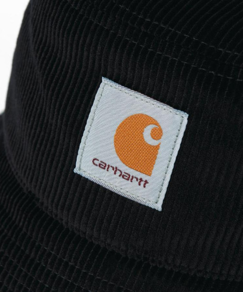 Carhartt（カーハート）の「Carhartt WIP/カーハートダブリューアイピー ハット CORD BUCKET HAT I028162（ハット・メンズ・ブラック/チェック・M/L）」の4枚目の写真