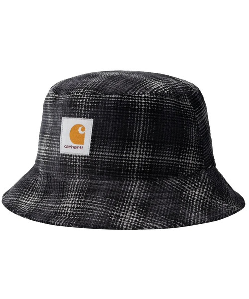 Carhartt（カーハート）の「Carhartt WIP/カーハートダブリューアイピー ハット CORD BUCKET HAT I028162（ハット・メンズ・ブラック/チェック・M/L）」の6枚目の写真