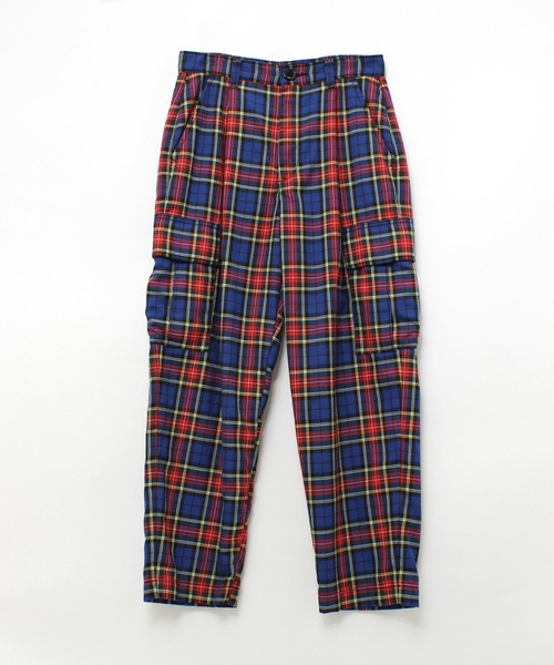 RNA（アールエヌエー）の「R3904 チェックカーゴパンツ（カーゴパンツ・レディース・ブルー/イエロー/ベージュ・MEDIUM）」の4枚目の写真