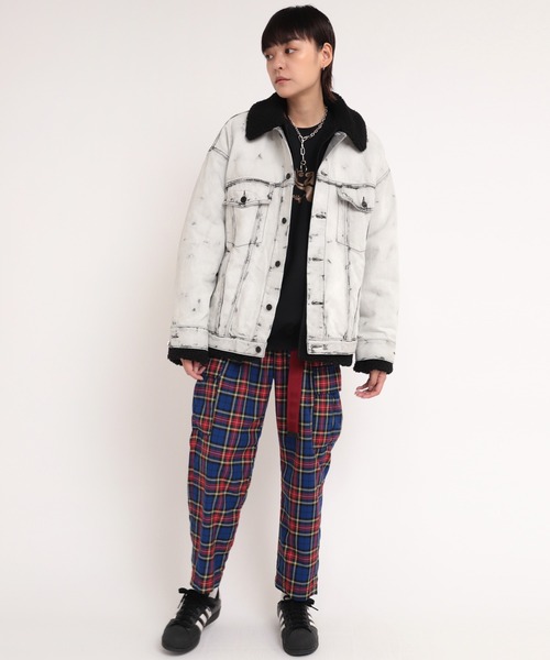 RNA（アールエヌエー）の「R3904 チェックカーゴパンツ（カーゴパンツ・レディース・ブルー/イエロー/ベージュ・MEDIUM）」の8枚目の写真