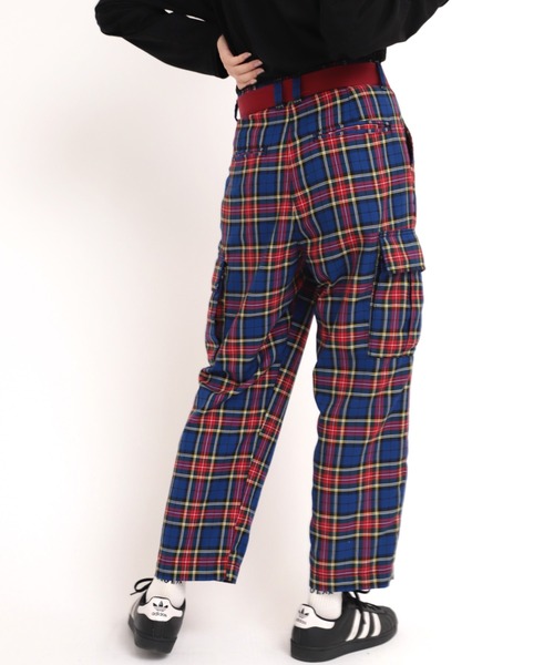 RNA（アールエヌエー）の「R3904 チェックカーゴパンツ（カーゴパンツ・レディース・ブルー/イエロー/ベージュ・MEDIUM）」の7枚目の写真