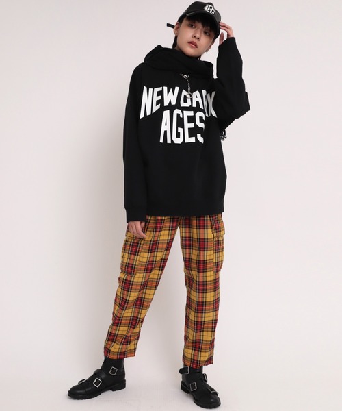 RNA（アールエヌエー）の「R3904 チェックカーゴパンツ（カーゴパンツ・レディース・ブルー/イエロー/ベージュ・MEDIUM）」の14枚目の写真