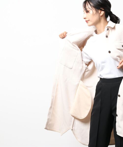 SOMETHING（サムシング）の「SOMETHING シャギーシャツジャケット 