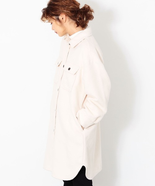 SOMETHING（サムシング）の「SOMETHING シャギーシャツジャケット 