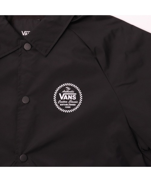 VANS（バンズ）の「【VANS】TORREY JACKET/コーチジャケット（ナイロンジャケット・メンズ・ブラック・SMALL/MEDIUM）」の4枚目の写真