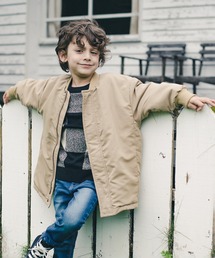 BRANSHES | 【あったか】裏ボアシンプルアウター(ブルゾン)