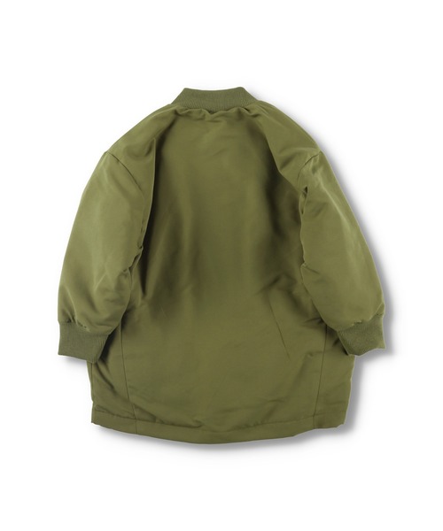 BRANSHES（ブランシェス）の「【あったか】裏ボアシンプルアウター（ブルゾン・キッズ・ブラック/ベージュ/カーキオリーブ・90/100/110/120/130/140/150）」の12枚目の写真