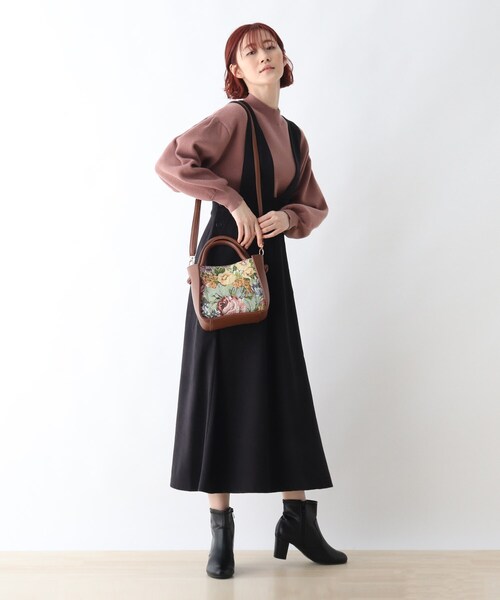 DRESKIP（ドレスキップ）の「◆ジャガード切り替えトート（トートバッグ・レディース・ブラック系2/ブラウン系5/ベージュ系4・00）」の11枚目の写真