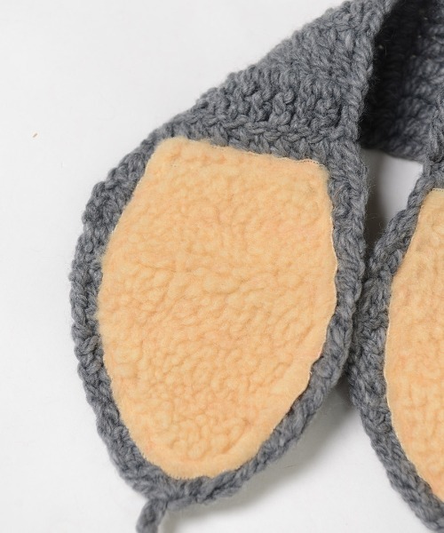 shopnikoniko(ショップニコニコ)の「イヤーマフ ニット 耳当て イヤマフ ニット ボンボン もこもこ 耳あて イヤーマフラー(イヤーマフ・レディース・ブラック/ベージュ/グレー/レッド/アイボリー・フリー)」の16枚目の写真