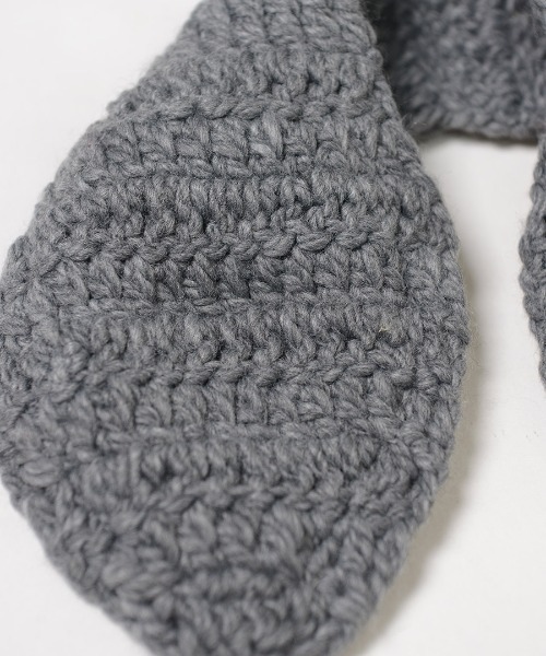 shopnikoniko(ショップニコニコ)の「イヤーマフ ニット 耳当て イヤマフ ニット ボンボン もこもこ 耳あて イヤーマフラー(イヤーマフ・レディース・ブラック/ベージュ/グレー/レッド/アイボリー・フリー)」の17枚目の写真