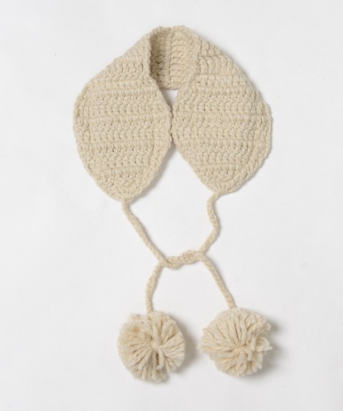 shopnikoniko(ショップニコニコ)の「イヤーマフ ニット 耳当て イヤマフ ニット ボンボン もこもこ 耳あて イヤーマフラー(イヤーマフ・レディース・ブラック/ベージュ/グレー/レッド/アイボリー・フリー)」の11枚目の写真