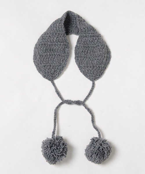 shopnikoniko(ショップニコニコ)の「イヤーマフ ニット 耳当て イヤマフ ニット ボンボン もこもこ 耳あて イヤーマフラー(イヤーマフ・レディース・ブラック/ベージュ/グレー/レッド/アイボリー・フリー)」の13枚目の写真