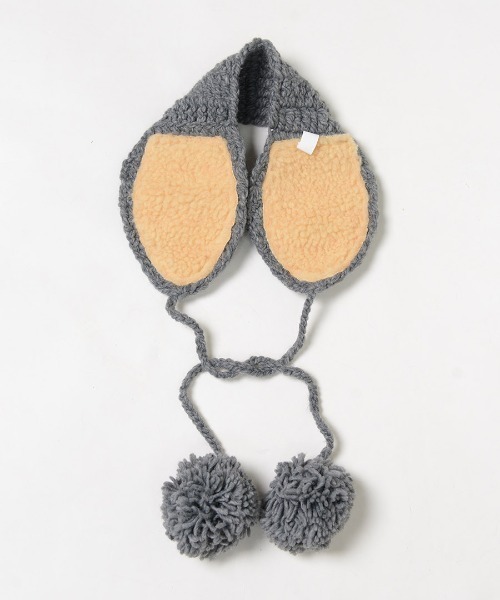 shopnikoniko(ショップニコニコ)の「イヤーマフ ニット 耳当て イヤマフ ニット ボンボン もこもこ 耳あて イヤーマフラー(イヤーマフ・レディース・ブラック/ベージュ/グレー/レッド/アイボリー・フリー)」の14枚目の写真