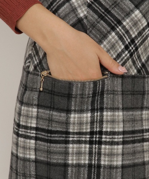 REDYAZEL(レディアゼル)の「起毛ジップ付きミニスカート(スカート・レディース・グレー/グレー系その他/ベージュ系その他・SMALL/MEDIUM)」の10枚目の写真