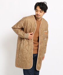 ◆UNIVERSAL OVERALL 中綿ノーカラーコート
