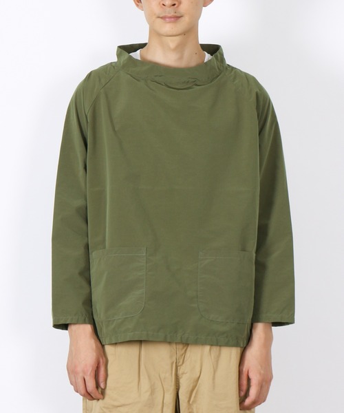 SETTO(セット)の「RAGLAN SMOCK:長袖スモック(Tシャツ/カットソー・メンズ・ブラック/オリーブ・XS/XXS)」の1枚目の写真