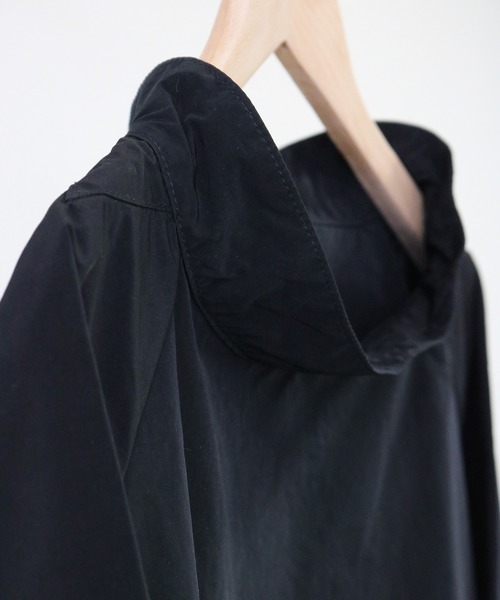 SETTO(セット)の「RAGLAN SMOCK:長袖スモック(Tシャツ/カットソー・メンズ・ブラック/オリーブ・XS/XXS)」の4枚目の写真