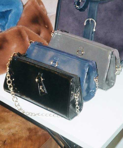 REDYAZEL（レディアゼル）の「オリジナルＲＡチェーンＢＡＧ（ショルダーバッグ・レディース・ブラック/グレー/ブルー・FREE）」の17枚目の写真