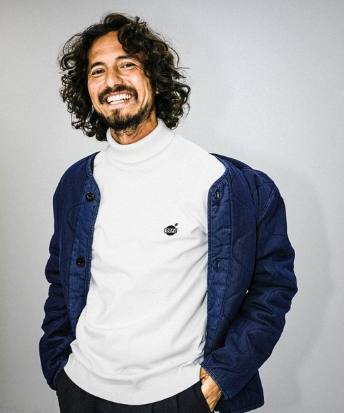 URBAN RESEARCH Sonny Label（アーバンリサーチサニーレーベル）の「OOPS　抗菌タートルネックニット（ニット/セーター・メンズ・ブラック/ブラウン/オフホワイト・MEDIUM/LARGE）」の9枚目の写真