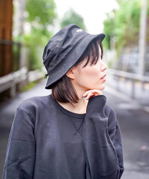   ブラック バケットハット BEN DAVIS（ベンデイビス）の「【BEN DAVIS/ベンデイビス】ツイルイヤ