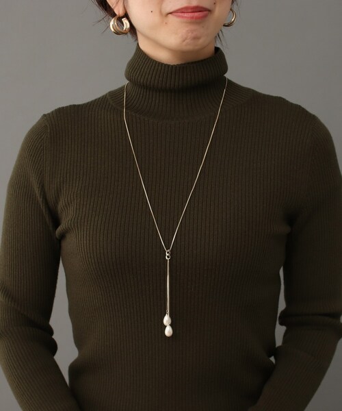 UNTITLED(アンタイトル)の「◆ツインフェイクパールネックレス(ネックレス・レディース・シルバー/ゴールド・00)」の6枚目の写真