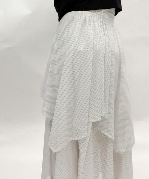 Charles Chaton（シャルルシャトン）の「チュールティアードスカート（スカート・レディース・ホワイト/アイボリー・36/34）」の11枚目の写真