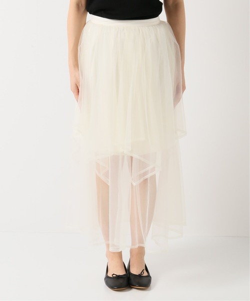 Charles Chaton（シャルルシャトン）の「チュールティアードスカート（スカート・レディース・ホワイト/アイボリー・36/34）」の15枚目の写真