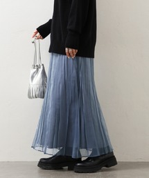 JOURNAL STANDARD | シャンブレーオーガンジープリーツスカート(スカート)