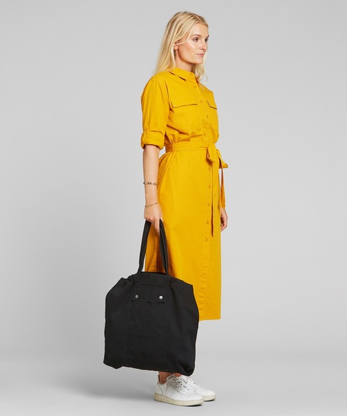 DEDICATED.（デディケイテッド）の「Totebag Lycksele / オーガニックコットントートバッグ（トートバッグ・メンズ・ブラック・FREE）」の4枚目の写真