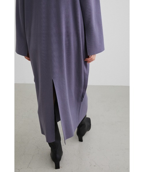 試着のみ★ レイヤードミックスデザインニットワンピース セール】 【WEB限定カラーあり・洗える】TRIM RAYON STRETCH ニット