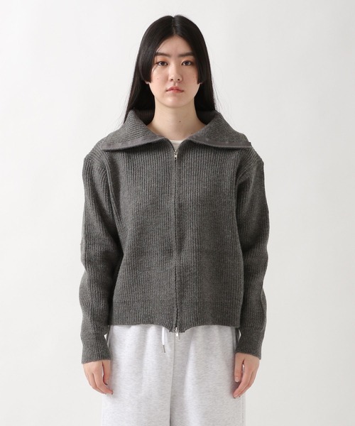 ALAND（エーランド）の「3.3Field Trip／TWO WAYニットカーディガン  2265712（カーディガン/ボレロ・レディース・ベージュ/グレー・FREE）」の8枚目の写真