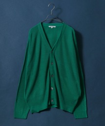 Half Cardigan Stitch Big Silhouette Knit Cardigan/片畦編み ビッグシルエット ニットカーディガン