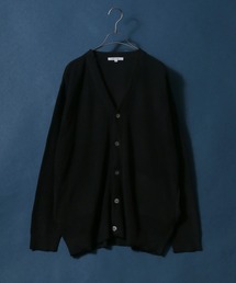 Half Cardigan Stitch Big Silhouette Knit Cardigan/片畦編み ビッグシルエット ニットカーディガン
